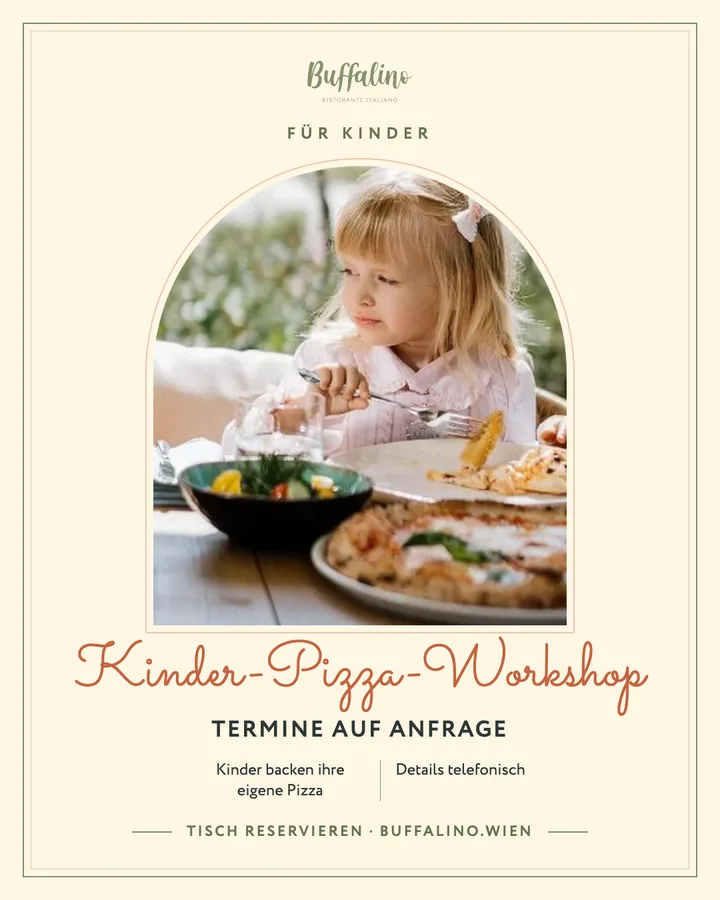 Kinder-Pizza-Workshop im Buffalino