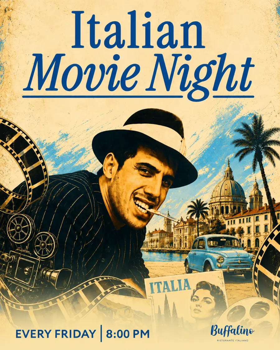 Italian Movie Night im Buffalino